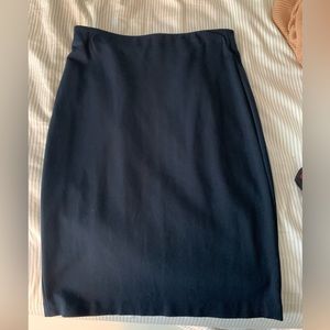 Lot Bundle of 2 philosophy pencil skirt size 2 navy and black
